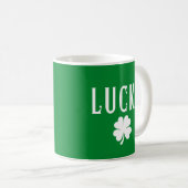 Mug Lucky Four Leaf Clover Both Side  St Patrick's  (Devant droit)