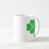 Mug Lucky Four Leaf Shamrock Design-87906 (Devant droit)