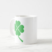 Mug Lucky Four Leaf Shamrock Design-87906 (Devant gauche)