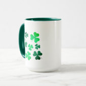 Mug Lucky Green Clover Shamrock Irlande Irlande (Devant gauche)