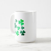 Mug Lucky Green Clover Shamrock Irlande Irlande (Devant gauche)