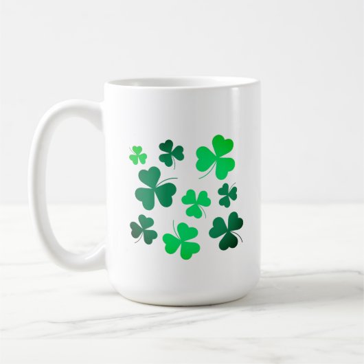 Mug Lucky Green Clover Shamrock Irlande Irlande (Gauche)