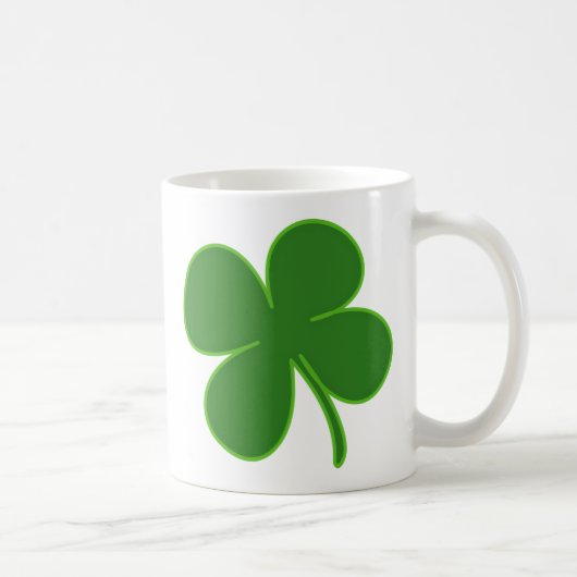 Mug Lucky Green Shamrock (Droite)