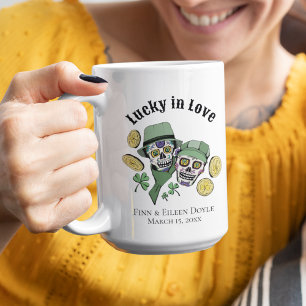 Mug Lucky In Love Irlandais Sugar Skuls Newlysée
