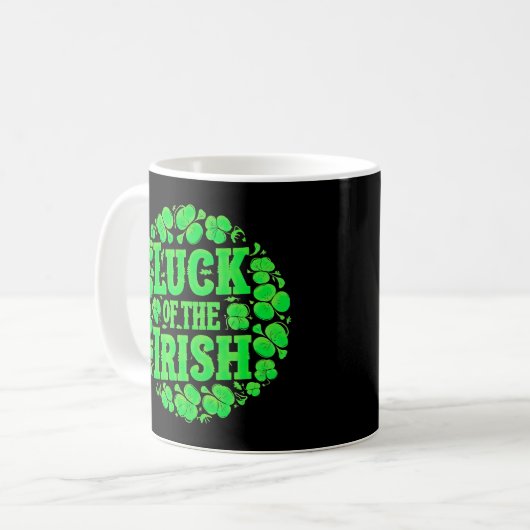 Mug Lucky Irish Clovers (Devant gauche)