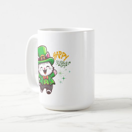 Mug Lucky Leprechaun Cat (Devant gauche)