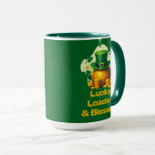 Mug Lucky Loaded Blessed St Patrick’s Day  - caneca (Devant droit)