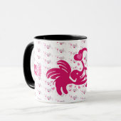 MUG LUCKY LOVE ELEPHANT CUPID ELEPHANT BY MASANSER (Devant gauche)