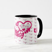 MUG LUCKY LOVE ELEPHANT CUPID ELEPHANT BY MASANSER (Devant droit)