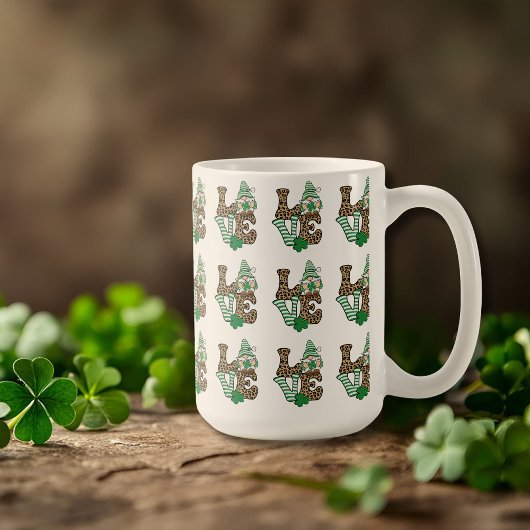 Mug Lucky Love Gnome St. Patrick's Day