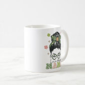 Mug Lucky Mama - Messy Bun - Clover St. Patrick (Devant droit)
