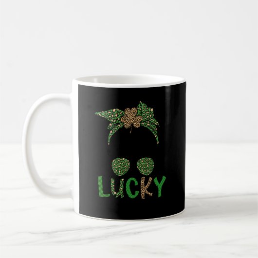 Mug Lucky Mema Grand-Mère St Patrick'S Day Mema Grand (Gauche)