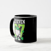 Mug Lucky Number 7 Baseball Birthday St. Patrick's Day (Devant gauche)