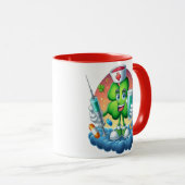 Mug Lucky Nurse Green Shamrock (Devant droit)