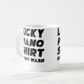 Mug Lucky Piano Shirt Do Not Wash (Devant gauche)