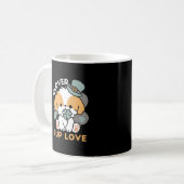 Mug Lucky Pup with Clover - St. Patrick's Day Cadeau (Devant gauche)