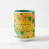 Mug Lucky Shamrock Green (Centre)
