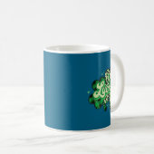 Mug Lucky Shamrock Leopard,checkered Patricks Day Funn (Devant droit)