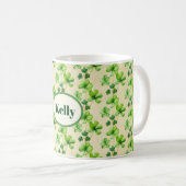 Mug Lucky Shamrocks St. Patrick's Day (Devant droit)