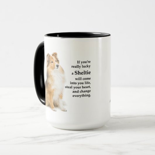 Mug Lucky Sheltie (Devant gauche)