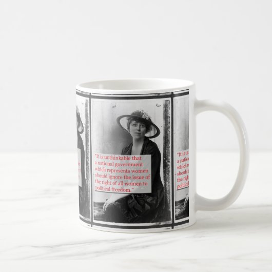 Mug Lucy brûle la suffragette (Droite)