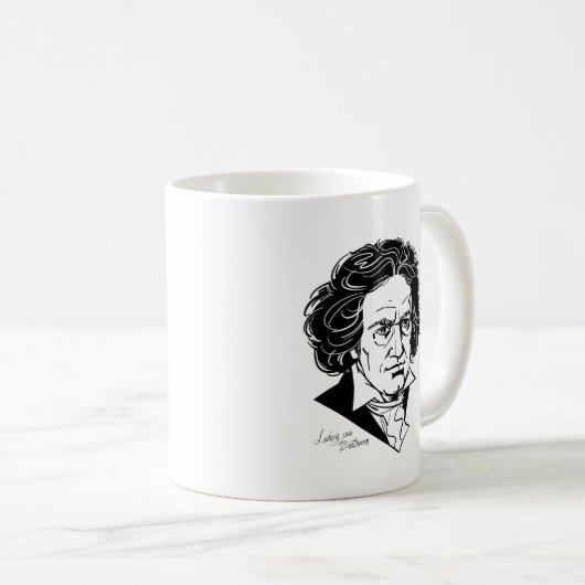 Mug Ludwig van Beethoven (Devant droit)
