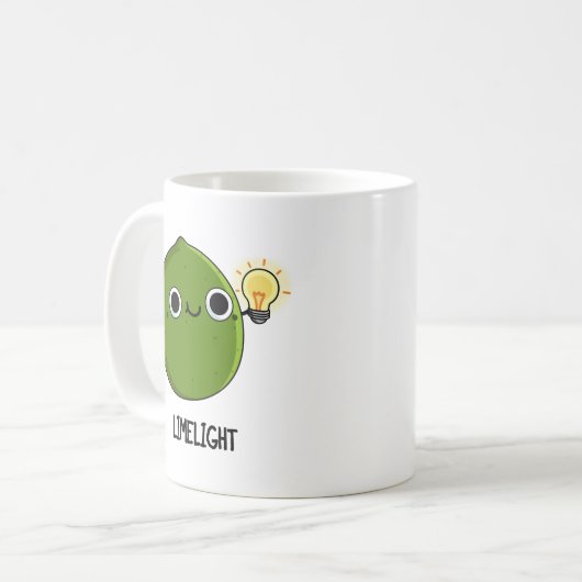 Mug Lueur de citron vert Funny Fruit Lime Pun (Devant gauche)
