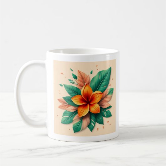 Mug Lueur de cliché tropical (Gauche)