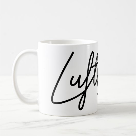 Mug Luftschloss, Verbe allemand, Châteaux aériens, All (Gauche)