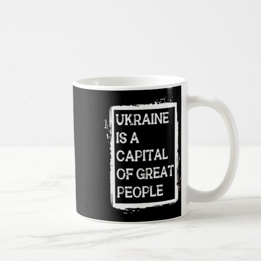 Mug L'Ukraine est la capitale d'un grand peuple de che (Droite)