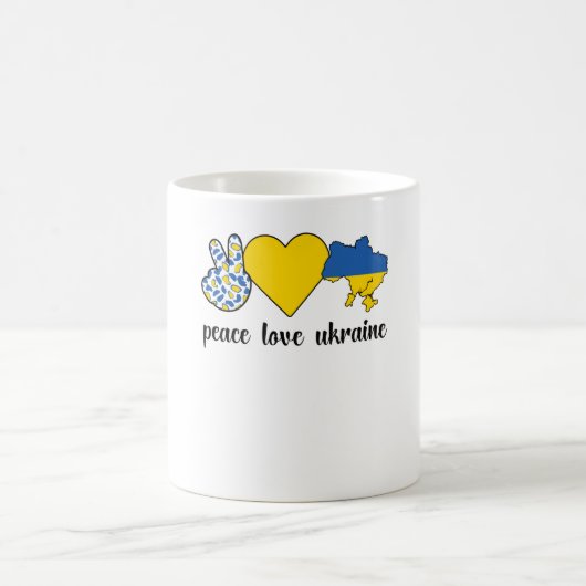 Mug L'Ukraine, racines ukrainiennes, drapeau de l'héri (Centre)