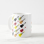 Mug L'ukulélé colorée modèle la musique (Devant gauche)