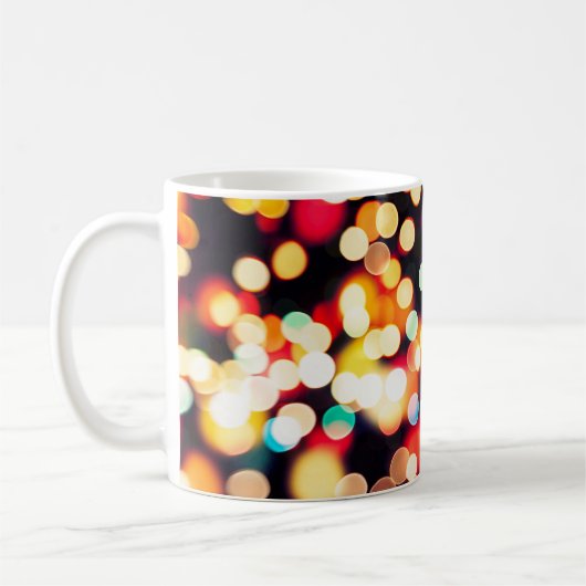 Mug Lumière Abstraite : Arrière - plan de texture simp (Gauche)
