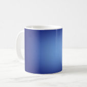 Mug Lumière blanche sur bleu (Devant gauche)