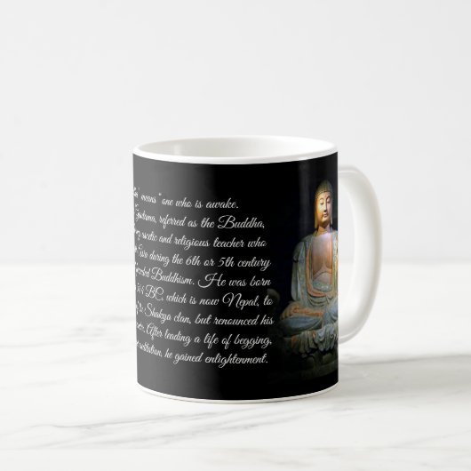 Mug Lumière bouddhiste (Devant droit)