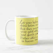 Mug Lumière brille (Gauche)