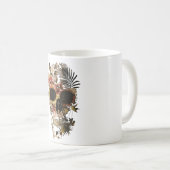 Mug Lumière crâne du jardin (Devant droit)