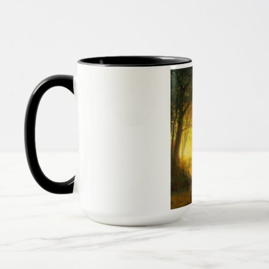 Mug Lumière dans la forêt (par Albert Bierstadt) (Gauche)