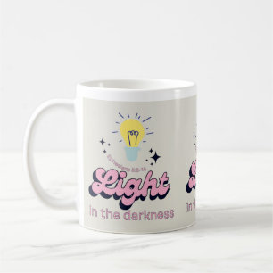 Mug Lumière dans l'obscurité/Mug/Faith/Christian/Mug