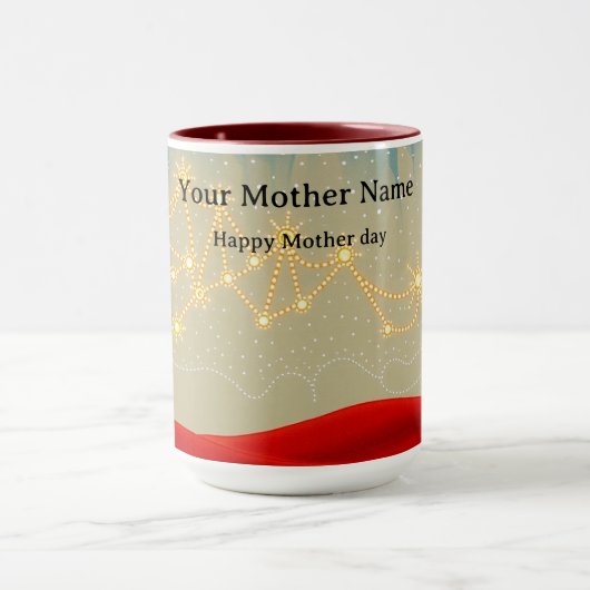 Mug Lumière de constellation de feu de camp étoilé aut (Centre)