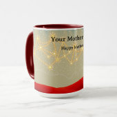 Mug Lumière de constellation de feu de camp étoilé aut (Devant gauche)