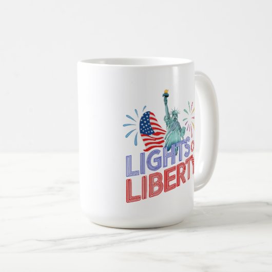 Mug Lumière de la liberté (Devant droit)