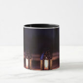 Mug Lumière de lanterne Eid Mubarak Art de calligraphi (Centre)