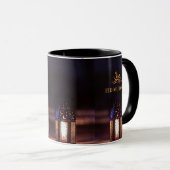 Mug Lumière de lanterne Eid Mubarak Art de calligraphi (Devant droit)