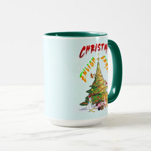 Mug Lumière de Noël (Devant droit)