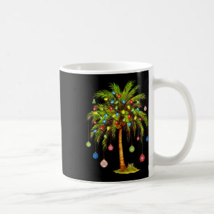 Mug Lumière de palmier de Noël Hawaïen Tropical Xmas 1