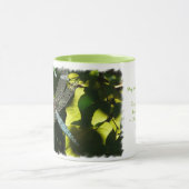 Mug Lumière de soirée avec la libellule/poème de (Centre)