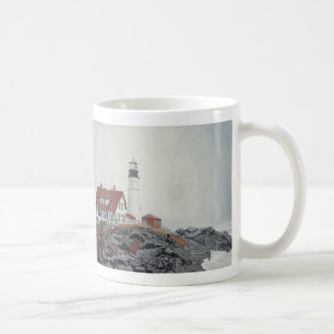 Mug Lumière de tête Portland dans le brouillard