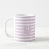 Mug Lumière Douce et Solide Pastel Lavande Violet Pour (Gauche)