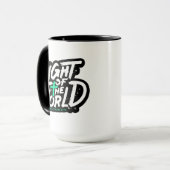 Mug Lumière du monde matthew 5:14 (Devant gauche)
